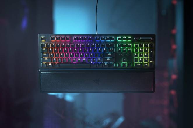 Razer clavier noir blackwidow v3 - interrupteur jaune - nous F8BX61