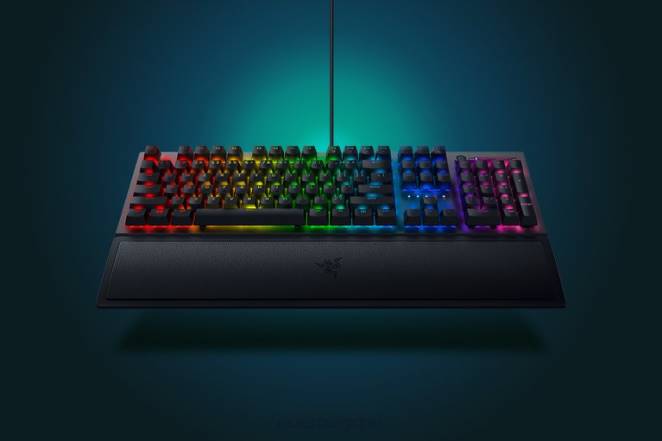 Razer clavier noir blackwidow v3 - interrupteur jaune - nous F8BX61