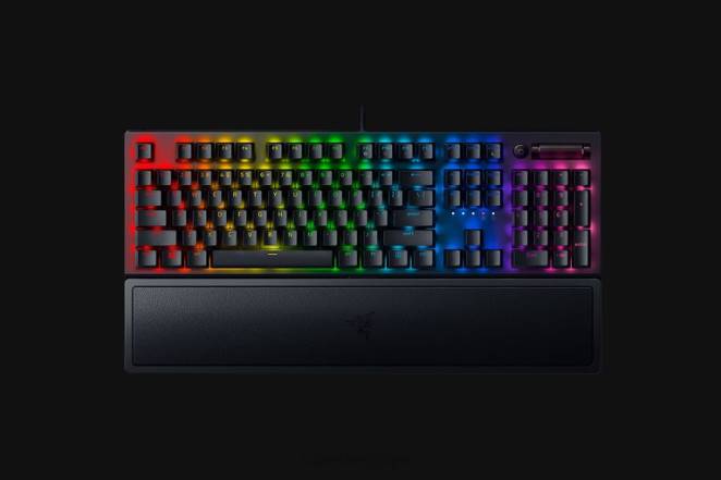 Razer clavier noir blackwidow v3 - interrupteur jaune - nous F8BX61