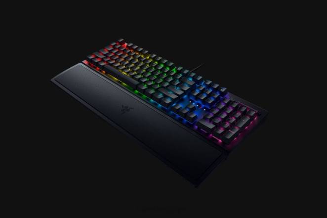 Razer clavier noir blackwidow v3 - interrupteur jaune - nous F8BX61