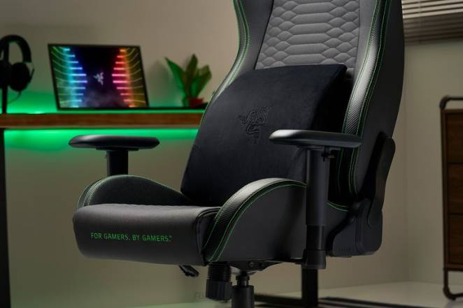 Razer chaise de jeu une couleur coussin lombaire F8BX146 [F8BX146] : Razer  boutique officielle d'appareils informatiques