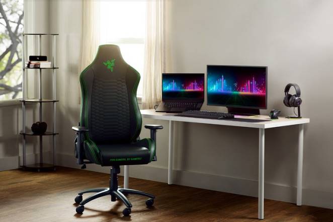 Razer chaise de jeu une couleur iskur F8BX139