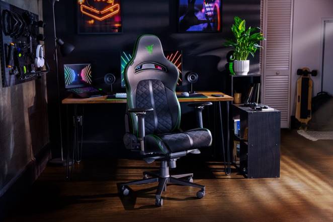 Razer chaise de jeu vert enki F8BX131